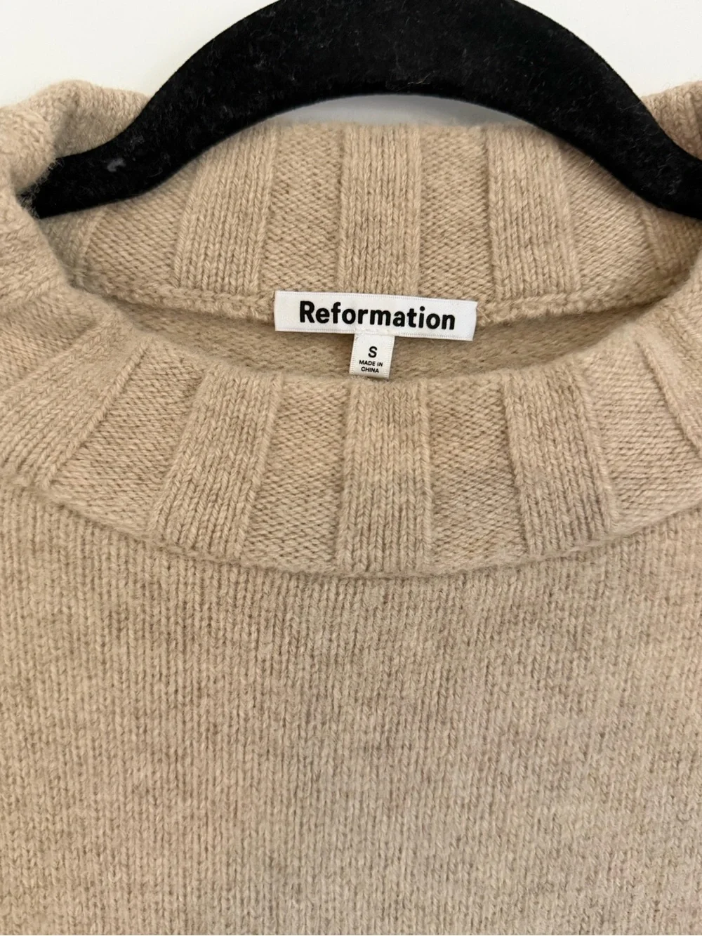 Reformation Mer Regenerative Wool Sweater - Dawson Stripe - S